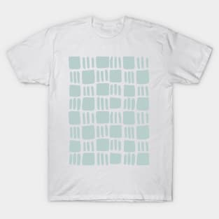 Abstract squares - blue gray T-Shirt